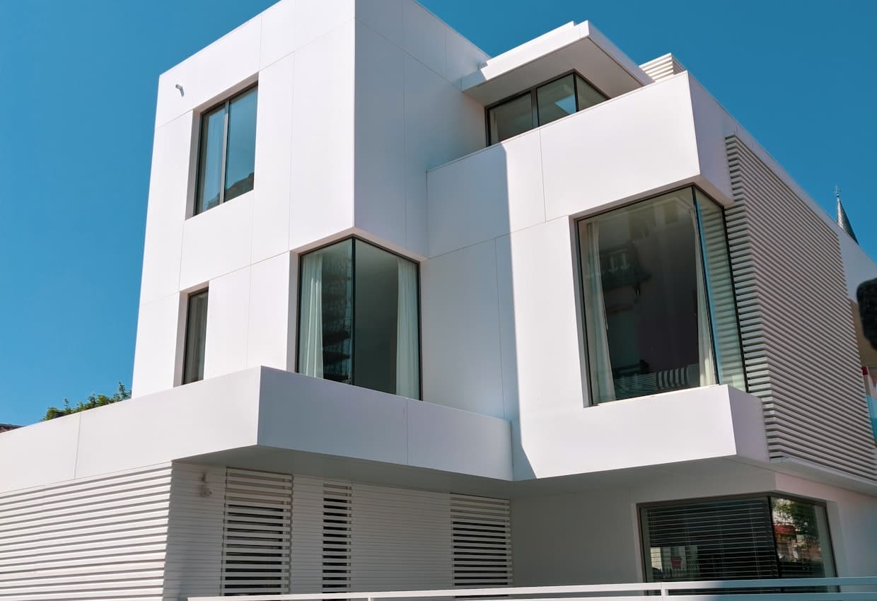 Completed home exterior